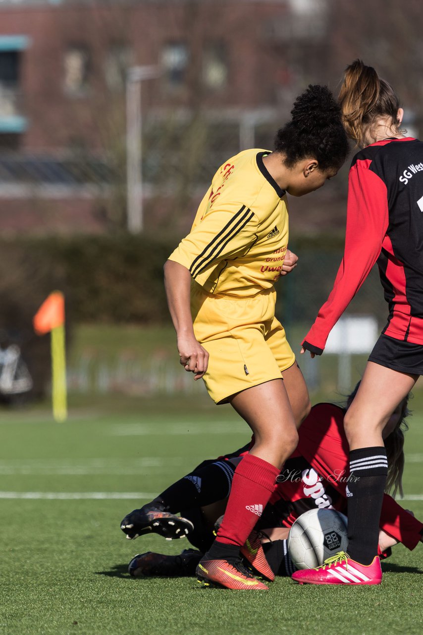 Bild 163 - B-Juniorinnen SG Weststeinburg/Bei - SV Fisia 03 : Ergebnis: 1:2